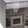 Merkloos Guirlandes>1X Dennenslingers/Dennen Guirlandes Met 35 Led Lampjes/Lichtjes 270 Cm - Kerstversiering/Kerstdecoratie