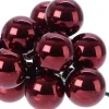 Merkloos Kerststukjes>10X Donkerrode Mini Kerstballen Kerststukje Stekers 2 Cm Glans