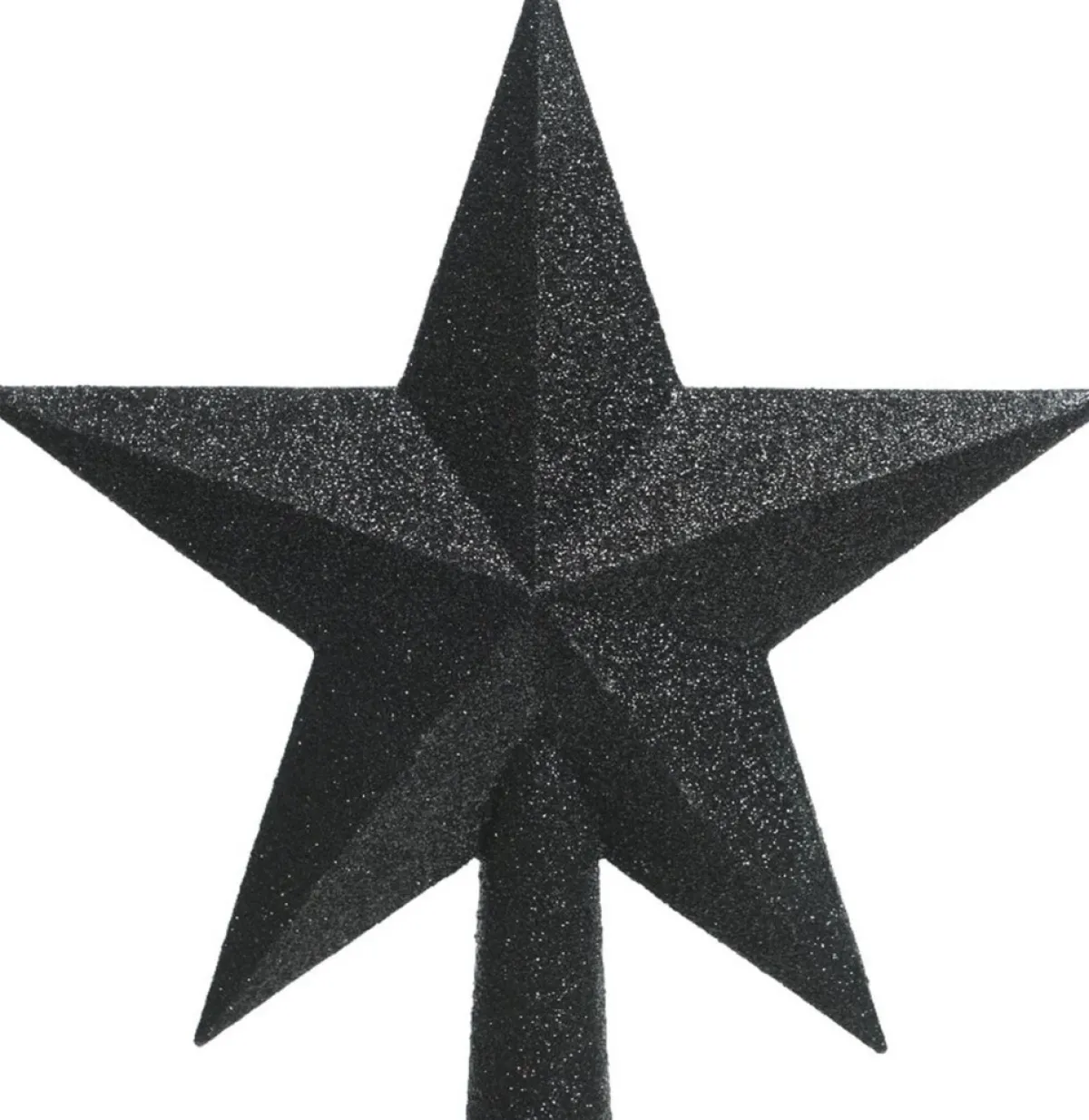 Decoris Kerstboomversieringen>1X E Glitter Ster Kerstboom Piek Kunststof 19 Cm E Kerstboom Versieringen