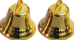 Merkloos Kerststukjes>20X Gouden Metalen Kerstklokjes 16 Mm - Kerststukjes Maken Materialen Decoratie Klokjes