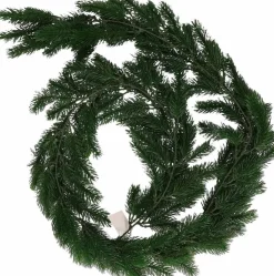 Merkloos Guirlandes>4X Kerstguirlande Donkergroen 180 Cm - Dennen Takken Slingers