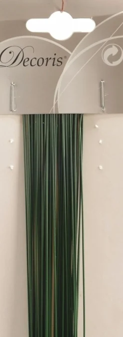 Decoris Kerststukjes>128X Kerststukjes Ijzerdraad/Binddraad Groen 0,8 X 400 Mm