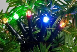 Anna's Collection 1X Kerstverlichting 40 Gekleurde Leds Met Dimmer En Timer - Voor Buiten En Binnen - Boomverlichting Outlet