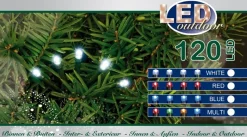CBD 1X Kerstverlichting 120 Gekleurde Leds Met Dimmer En Timer - Voor Buiten En Binnen - Boomverlichting Store