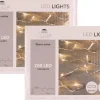 Merkloos 2X Kerstverlichting Op Batterij Met Timer Warm Wit 200 Lampjes - Warm Witte Kerstlampjes/Kerstlichtjes Cheap