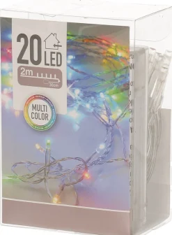 Merkloos 6X Kerstverlichting Op Batterij Gekleurd 20 Lampjes Cheap