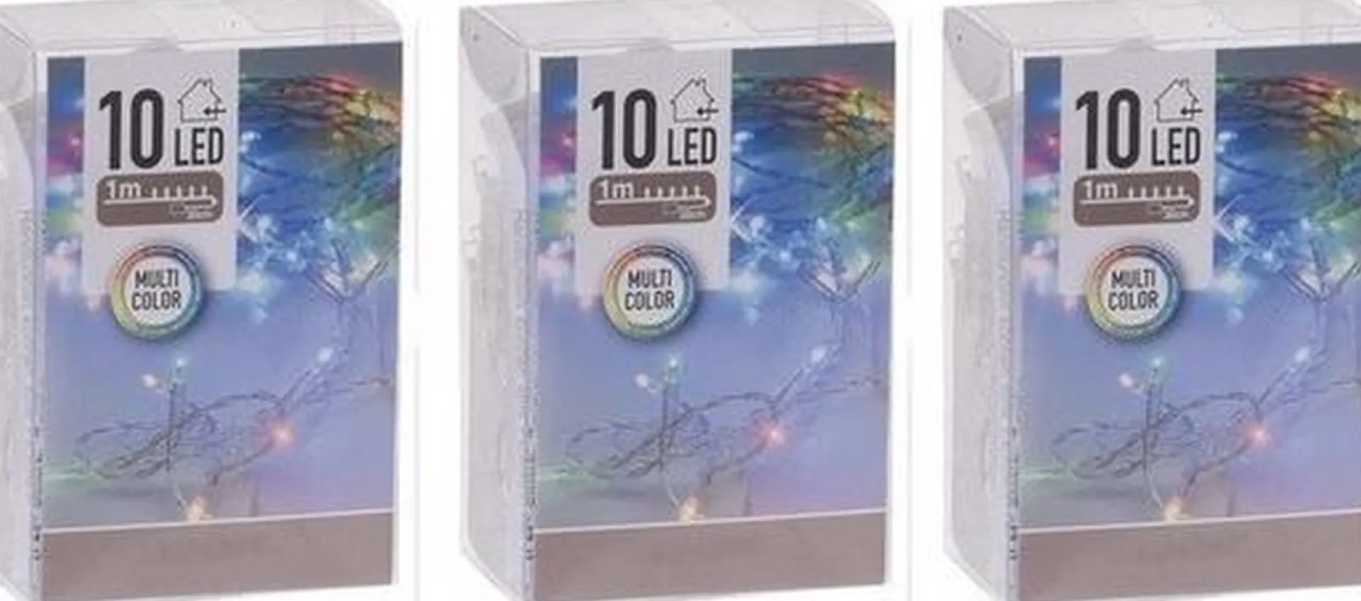 Merkloos 3X Kerstverlichting Op Batterij Gekleurd 10 Lampjes Online