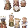 Merkloos Kerststallen>8X Kinder Kerststal Kerstbeelden - Kerststal Figuren 8 Cm