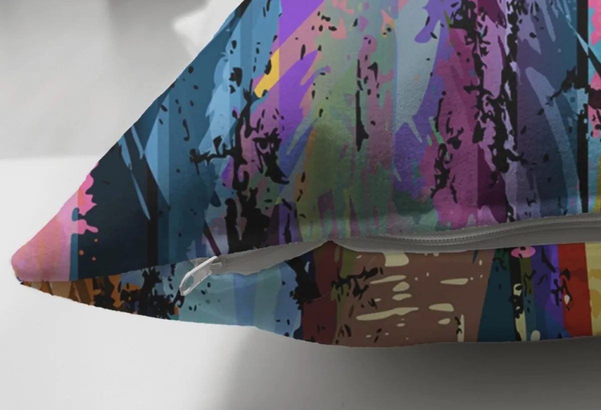 De Groen Home Kerstkussens>2X Kussenhoes Voor Sierkussen - Velvet- Waterverf - 45X45 - Kussensloop - Aan Beide Zijden Bedrukt - Kussenhoesjes