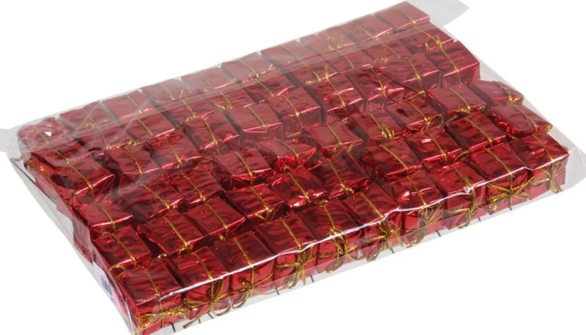 Othmar Decorations Kerststukjes>60X Stuks Decoratie Prikkers Mini Cadeautjes 2,5 Cm - Decoratiemateriaal/Hobby Materiaal - Kerstversiering - Kerststukjes