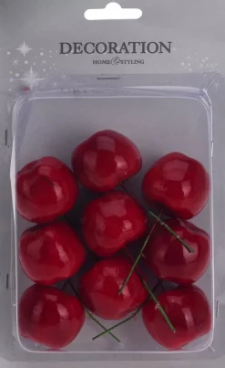 Merkloos Kerststukjes>18X Stuks Kerststukje Steker Appeltjes - Kerststukje Maken Onderdelen Appeltjes