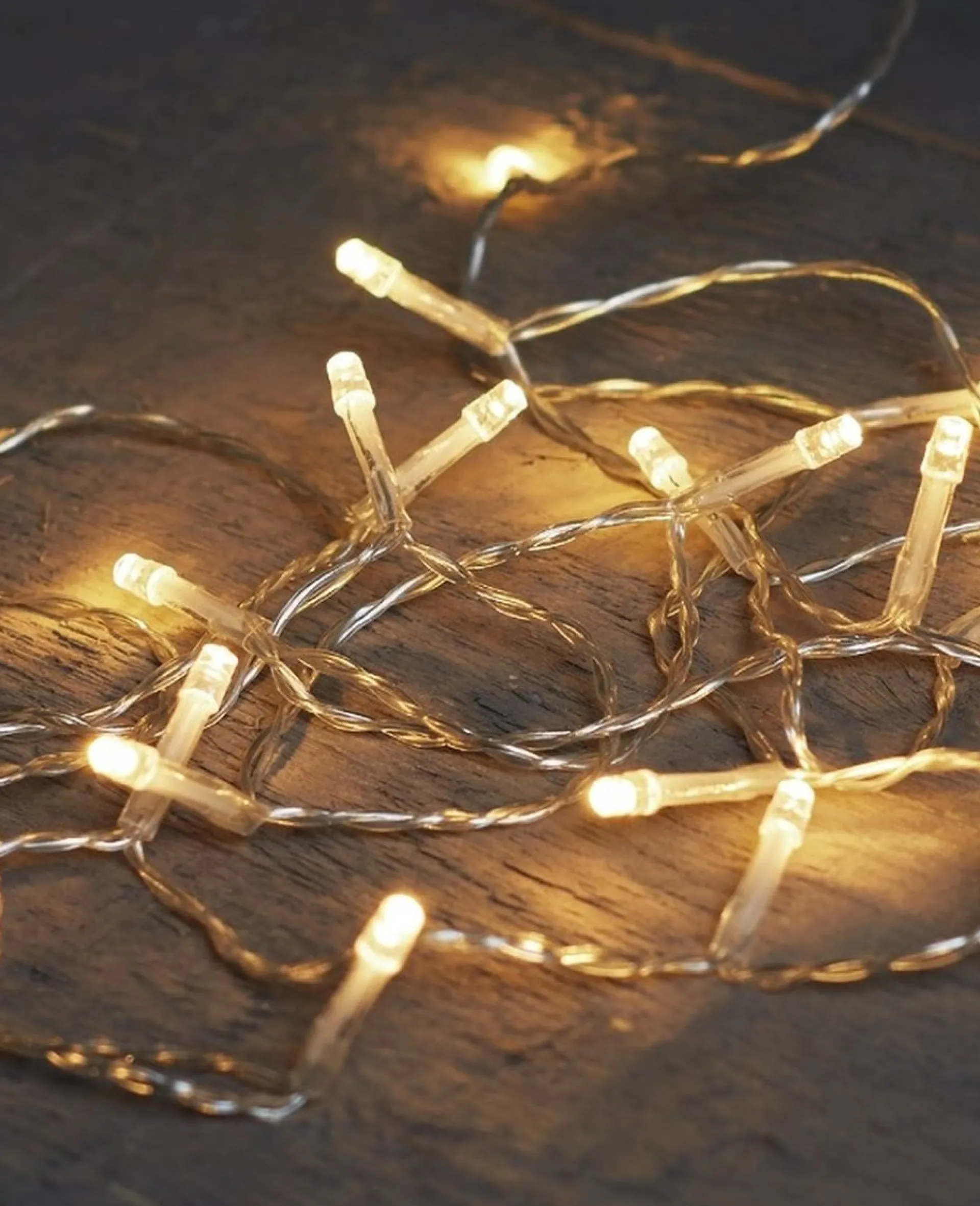Merkloos 8X Stuks Kerstverlichting Op Batterijen Warm Wit 20 Lampjes 200 Cm/2 Meter - Warm Witte Mini Verlichting Best Sale