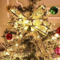 Xd Xtreme Xd Xtreme - Kerst Lint Slinger Goud 4 Meter - Met Led Verlichting - Energiebesparend - Decoratielint - Kerstverlichting - Inclusief Batterijen Sale