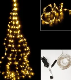 Merkloos Zilverdraad 200Led Ww Adapter Best