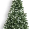 discountershop Zilverspar Kunstkerstboom - 120 Cm - 280 Toppen Met Sneeuw Best