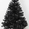 Merkloos Zwarte Kunst Kerstboom/Kunstboom 150 Cm - Kunst Kerstbomen / Kunstbomen Cheap